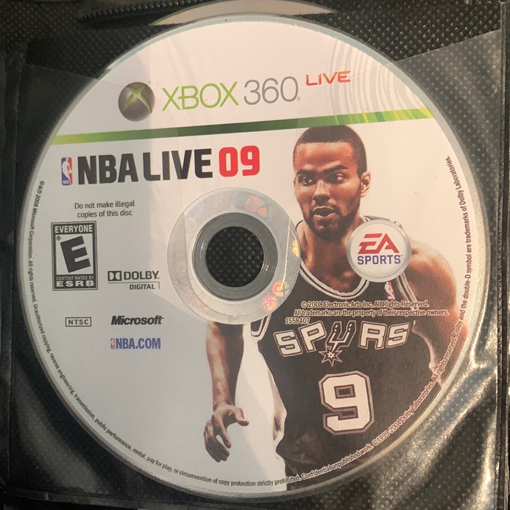NBA live Xbox 360